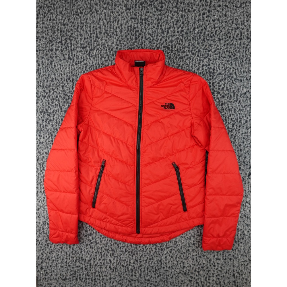 The North Face Tamburello Jacket Womens XS Red Quilted Puffer NF0A3XAM
